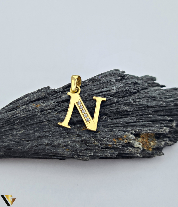 Pandantiv Aur 14k, Zirconiu [1]