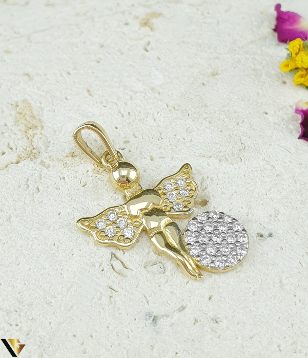 Pandantiv Aur 14K,  Zirconiu [1]