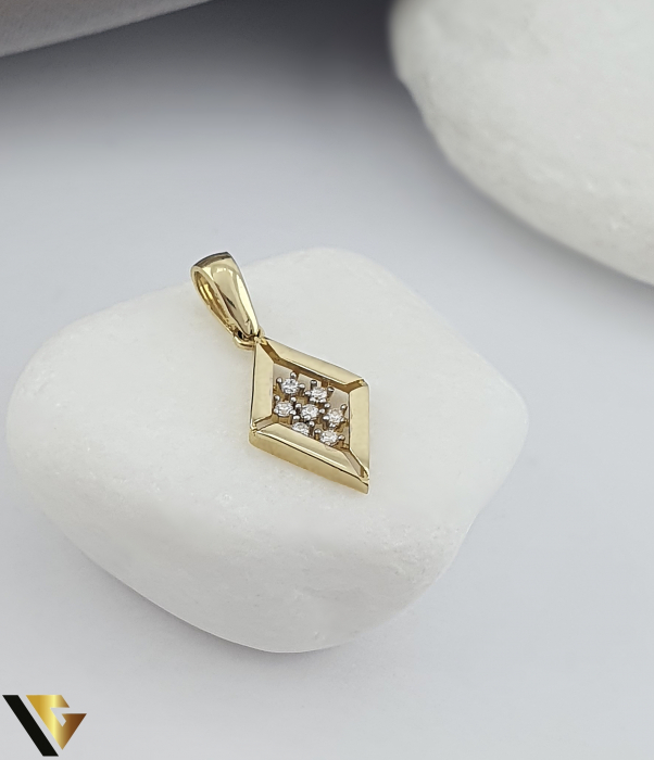 Pandantiv Aur 14K, Zirconiu [1]