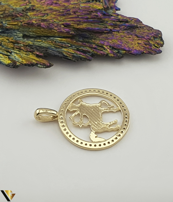 Pandantiv Aur 14K,  Zodia Sagetator [2]