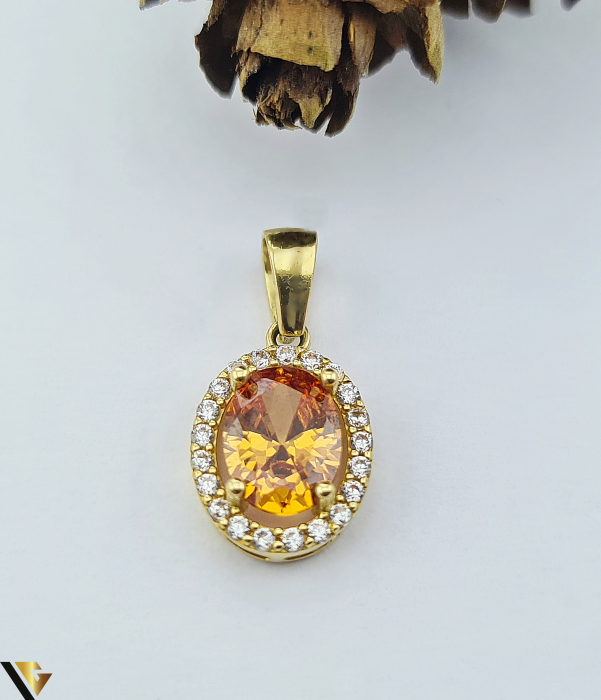 Pandantiv Aur 14k, Zirconiu 1.25g [1]