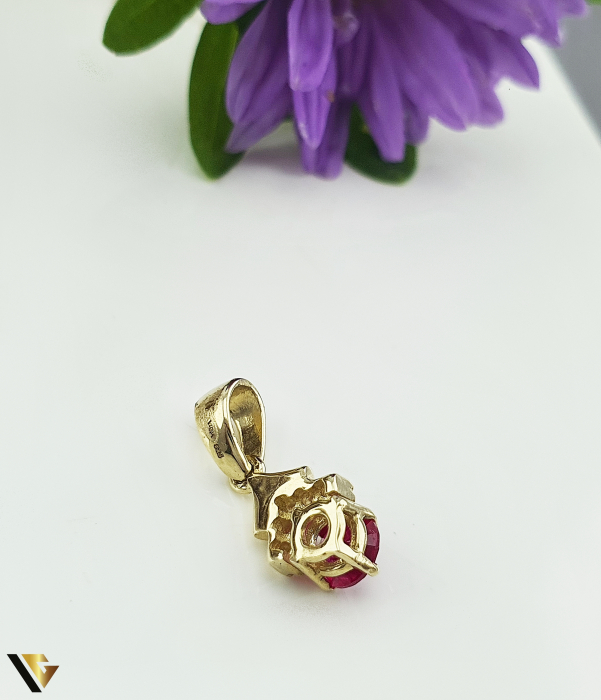 Pandantiv Aur 14k, Zirconiu [2]