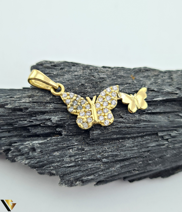 Pandantiv Aur 14k, Zirconiu [1]