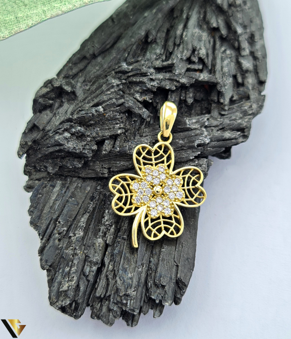 Pandantiv Aur 14k, Zirconiu [1]