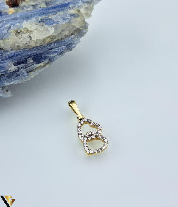 Pandantiv Aur 14K,  Zirconiu [1]