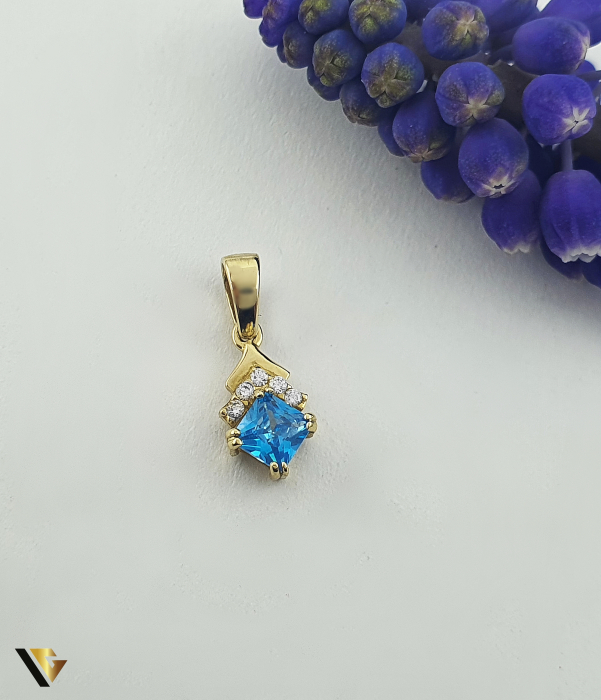 Pandantiv Aur 14k, Zirconiu [1]