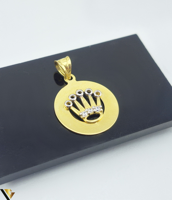 Pandantiv Aur 14K,  Zirconiu [1]
