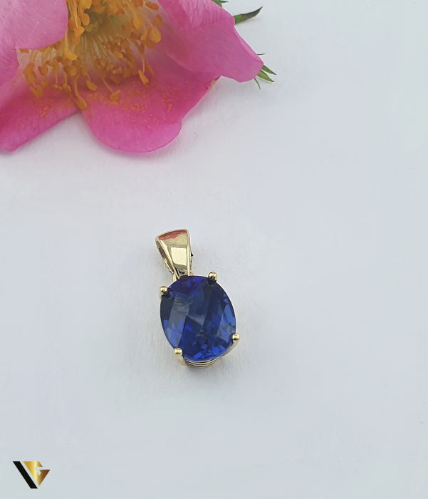 Pandantiv Aur 14k, Zirconiu [1]