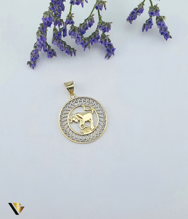 Pandantiv Aur 14K, Zodia Taur [2]