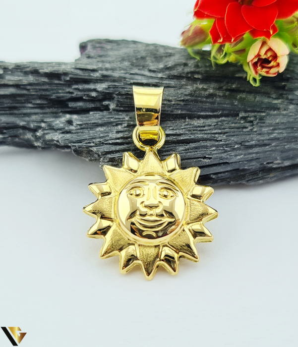 Pandantiv aur 18k, Soare 2.50g [1]