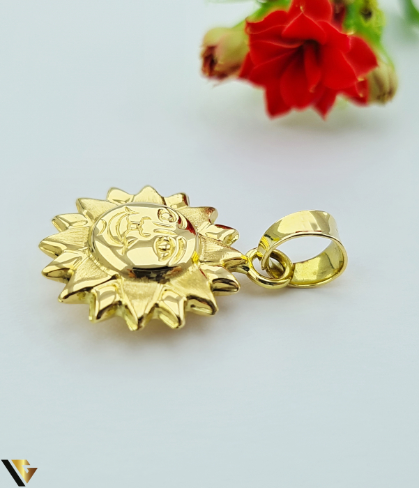 Pandantiv aur 18k, Soare 2.50g [2]