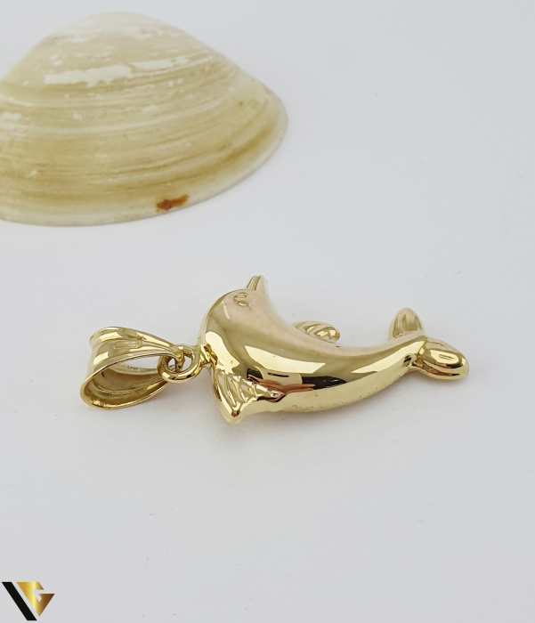 Pandantiv Aur 18k, Delfin [2]