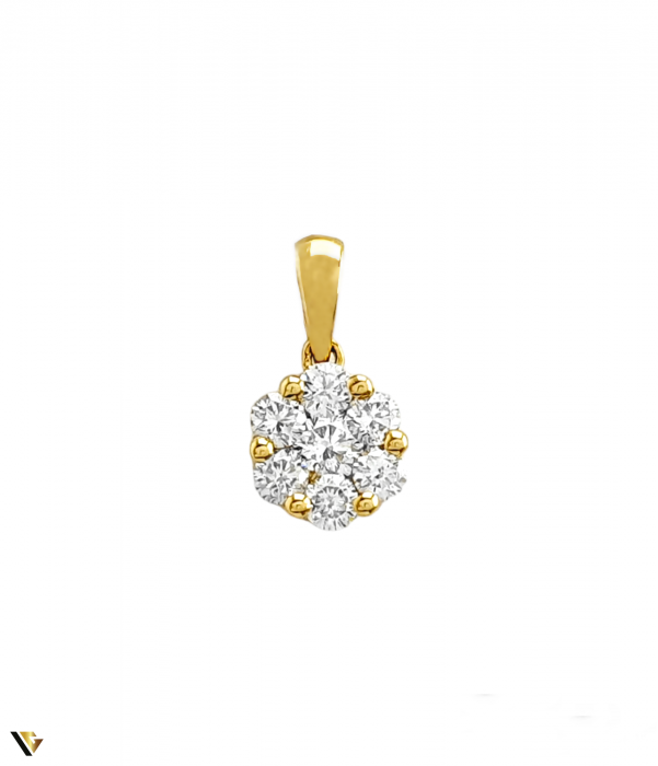 Pandantiv Aur 18k, Diamante 0.51 ct in total [2]