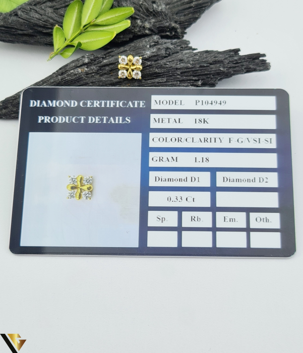 Pandantiv Aur 18k, Diamante 0.33 ct [3]