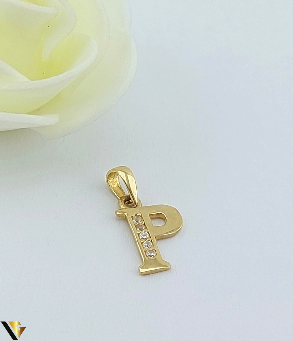 Pandantiv Aur 14K, Zirconiu [1]