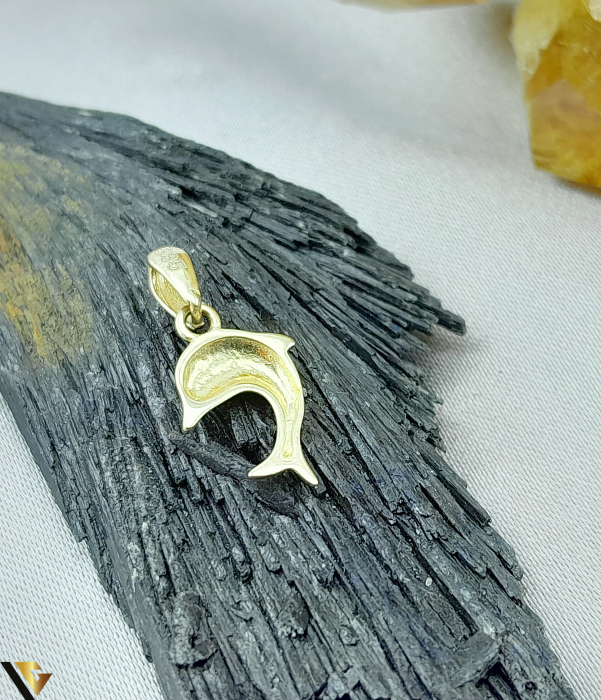 Pandantiv Aur 14k, Delfin [2]