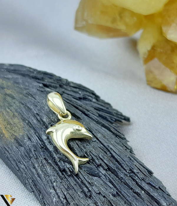 Pandantiv Aur 14k, Delfin [1]