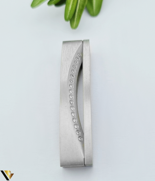 Colier otel inoxidabil, Pandantiv Diamante 0.085 ct [3]