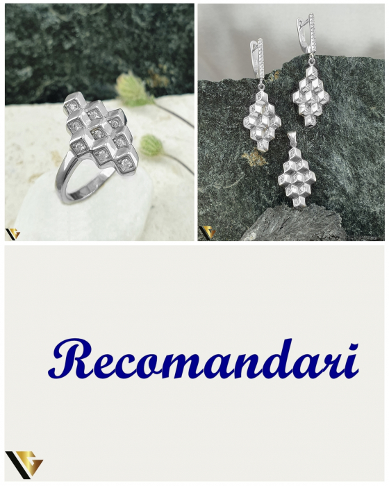 Set Argint 925, Cercei si Pandantiv [4]