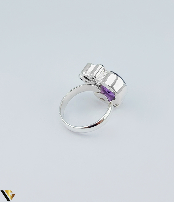 Set Argint Cercei, Ametist , 33.85 grame [2]