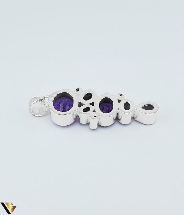 Set Argint Cercei, Ametist , 33.85 grame [3]