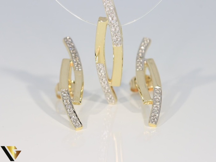 Set Aur 14k, Diamante 0.10 ct [3]
