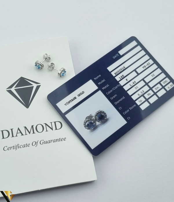 Set format din lant cu pandantiv,cercei  si inel din Aur 14k, 585 4.72 grame Diamante cu un total de 0.27ct Dimensiuni lant cu pandantiv 42cm Pandantiv cu diamante 0.07ct si topaz 0.32ct Dimensiuni cercei: 7 mm / 7 mm Diamante cercei 0.13ct si topaz 0.62ct Diametrul inelului este de 17.3 mm Masura UE: 14 / Masura standard RO: 54 (circumferinta) Diamante inel  0.07ct si topaz 0.32ct Produsele se pot vinde atat impreuna cat si separat dupa cum urmeaza: Lant cu pandantiv: 1.37 grame - 1370 lei Cercei: 1.40 grame - 1750 lei Inel: 1.95 grame - 1715 lei Stare: Produs Nou ,insotit de certificat Marcaj cu titlul "585" Locatie HARLAU ______________________________ [5]