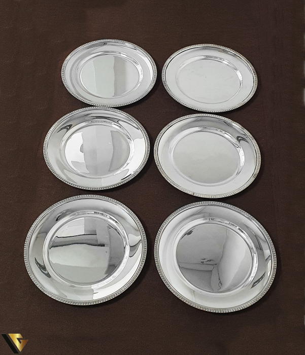 Set de 6 Farfurii, Argint 800 [2]
