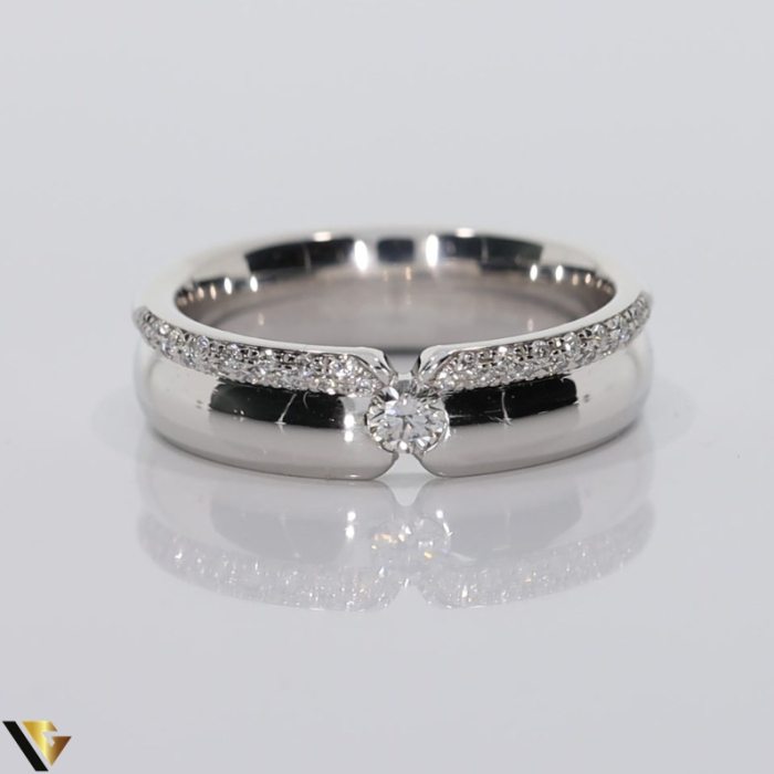 Verigheta Aur Alb 18k, Diamante 0.24 ct [2]