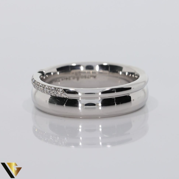 Verigheta Aur Alb 18k, Diamante 0.24 ct [3]