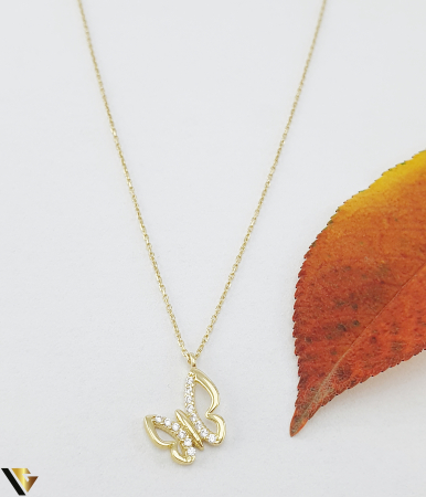 Coliere si lanturi din aur - Lant cu Pandantiv Aur 14k