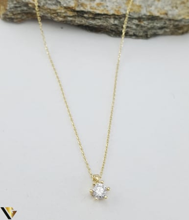 Bijuterii din aur - Lant cu Pandantiv Aur 14k