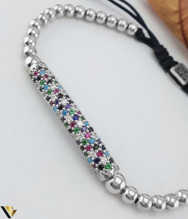 Bratara Snur textil, Argint 925 [1]