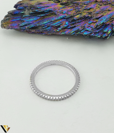 Inel argint 925, model eternity cu cubic zirconia [1]