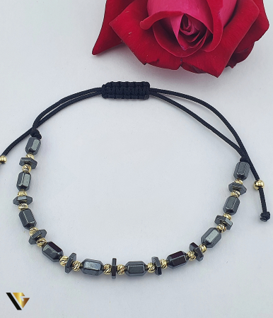 Bijuterii din aur - Bratara Snur Textil, Aur 14k