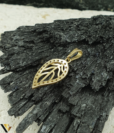 Pandantiv Aur 14K,  Zirconiu [1]