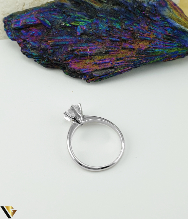 Inel Logodna Aur Alb 18k, Diamant 1.00 ct [2]