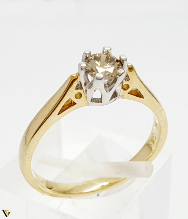 Inel logodna aur 9K, Diamant de 0.33 ct, 2.16 grame (BC M) [0]