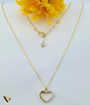 Coliere si lanturi din aur - Lant cu Pandantiv Aur 14k