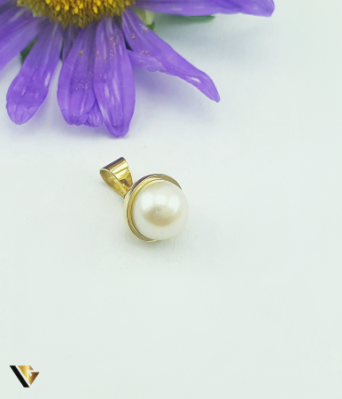 Pandantive din aur - Pandantiv Aur 14K, Perla