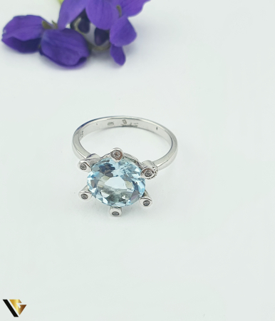 Inel Argint 925, Topaz [1]