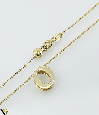 Lant cu pandantiv  14k,"O" 2.42 grame (PD) [1]