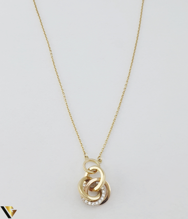 Coliere si lanturi din aur - Lant cu Pandantiv Aur 14k