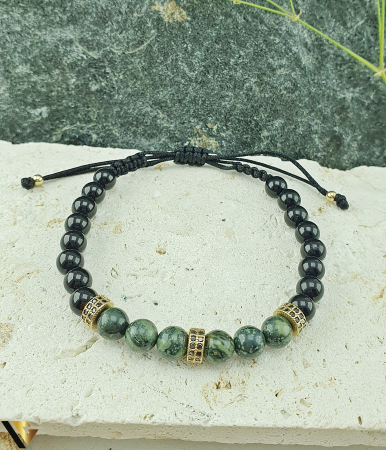 Bratari din aur - Bratara Snur Textil, Aur 14k