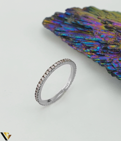 Inele din argint - Inel argint 925, model eternity cu cubic zirconia
