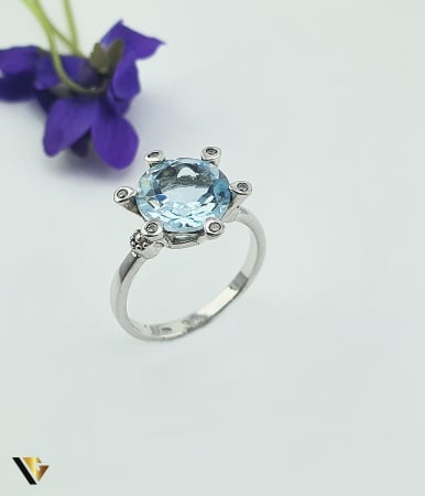 Bijuterii din argint - Inel Argint 925, Topaz