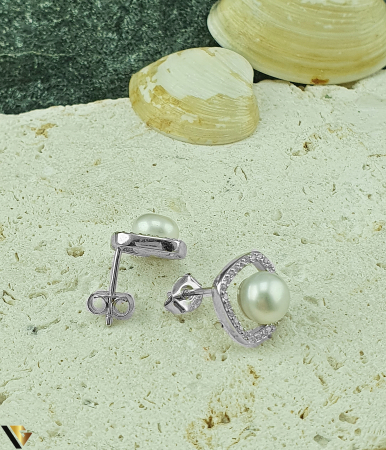 Cercei Argint 925, Perle [1]