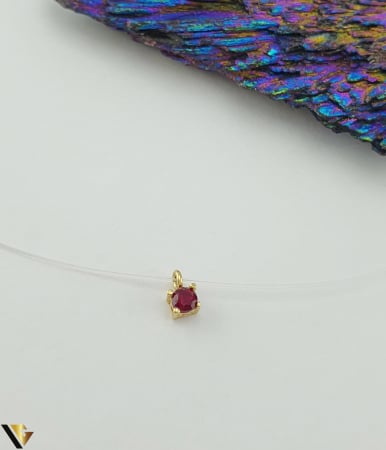 Lant Silicon Transparent, Aur 14k, Zirconiu