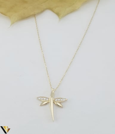 Bijuterii din aur - Lant cu Pandantiv Aur 14k