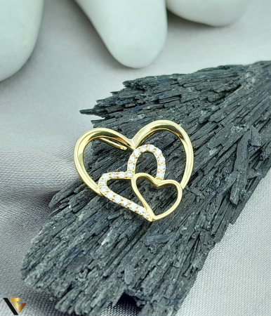 Pandantive cu diamante - Pandantiv Aur 18k, Diamante  0.11 ct in total